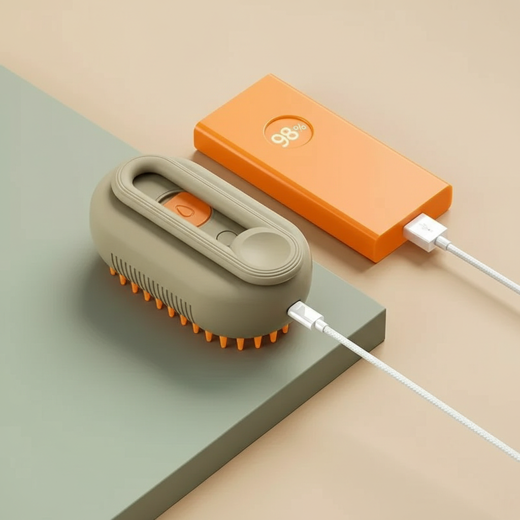 SteamPaw™ Self-Cleaning Steam Brush