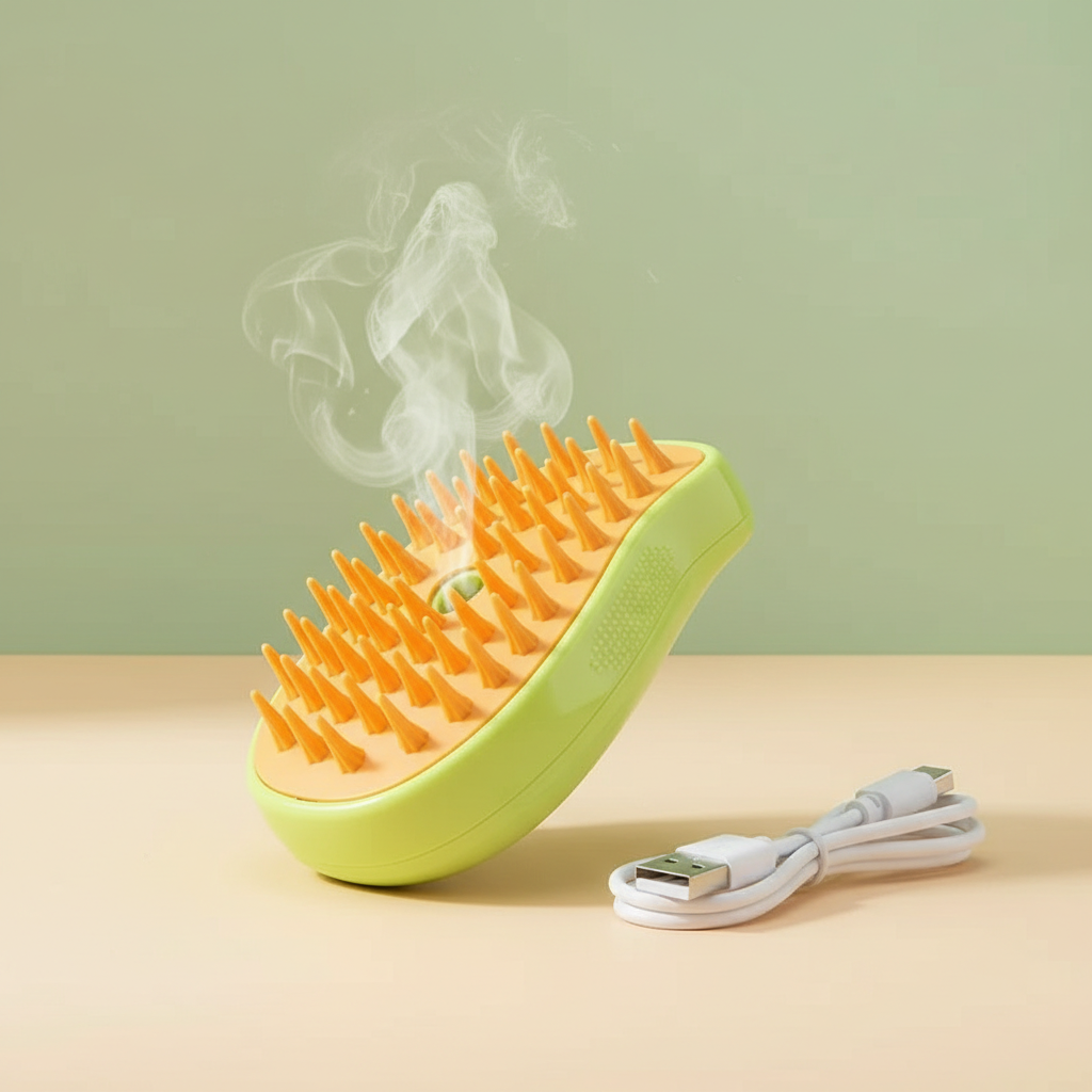 SteamPaw™ Self-Cleaning Steam Brush