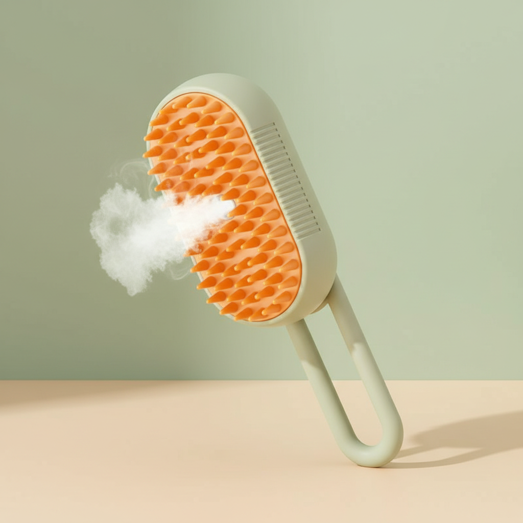SteamPaw™ Self-Cleaning Steam Brush