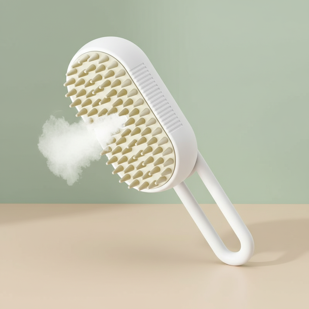 SteamPaw™ Self-Cleaning Steam Brush