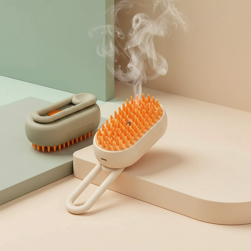 SteamPaw™ Self-Cleaning Steam Brush